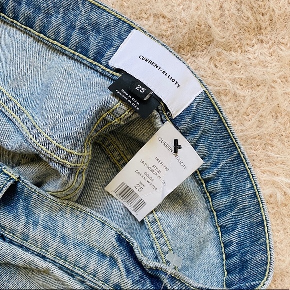 New CURRENT/ELLIOT Boyfriend Jeans The Fling - Picture 6 of 6